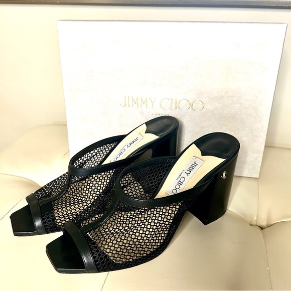 Jimmy Choo black mules - Picture 3 of 8